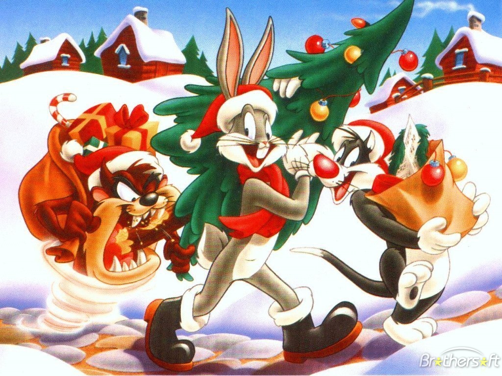 Looney Tunes Christmas Wallpaper