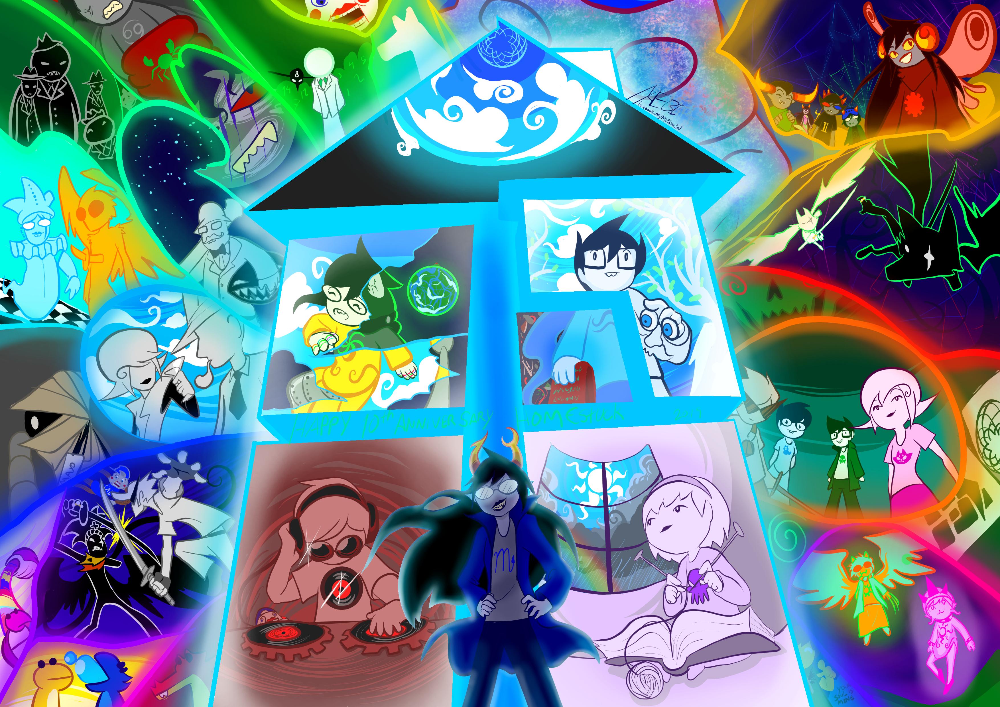 The Background Homestuck