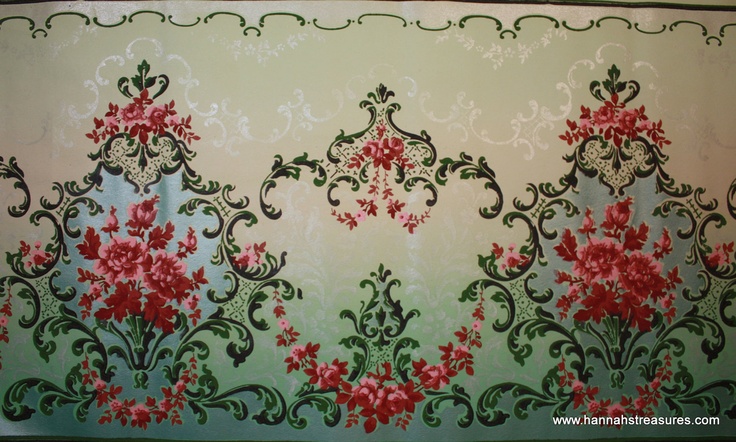 S Antique Wallpaper Beautiful Victorian By Hannahstreasures