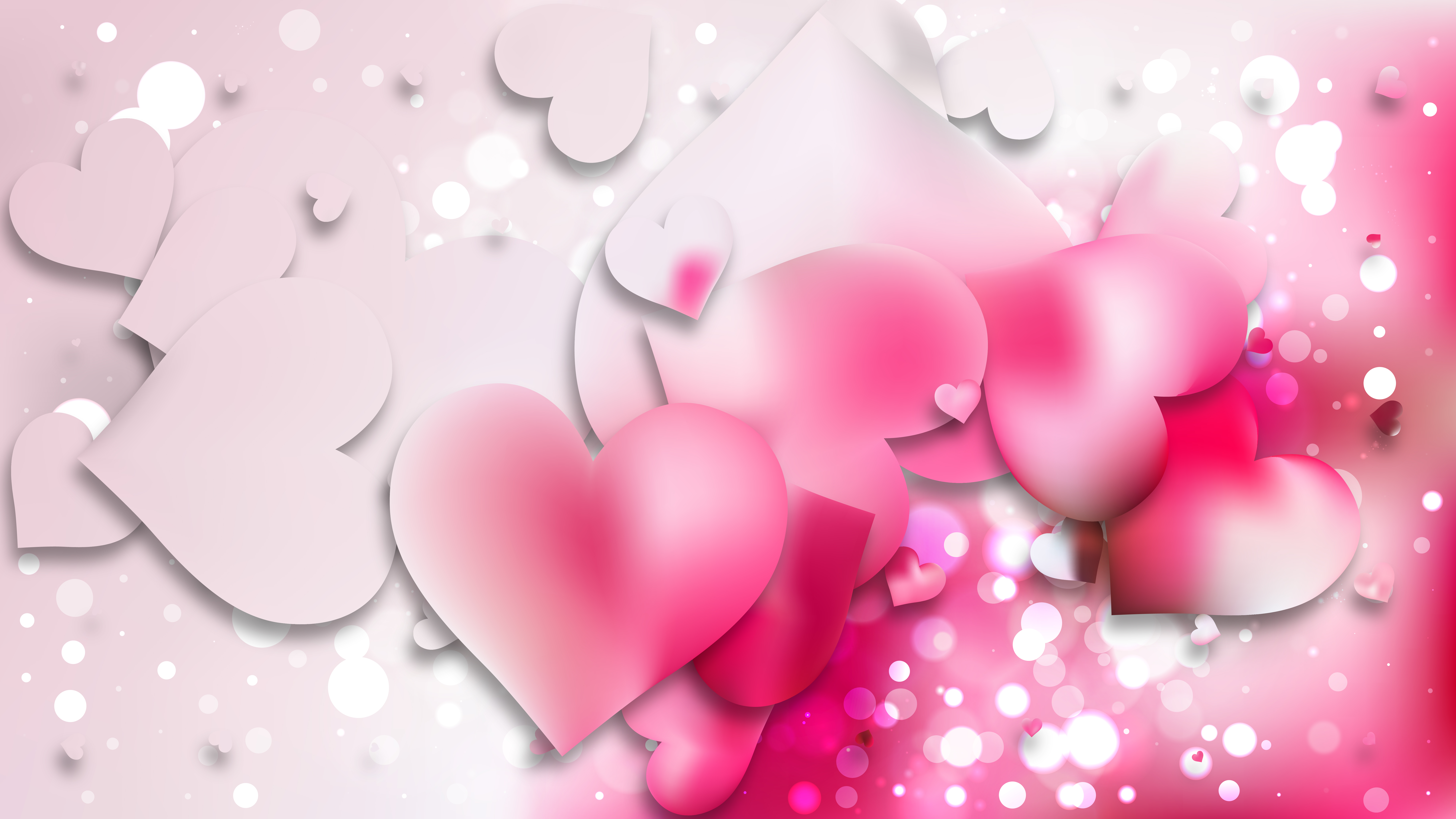 Light Pink Love Background