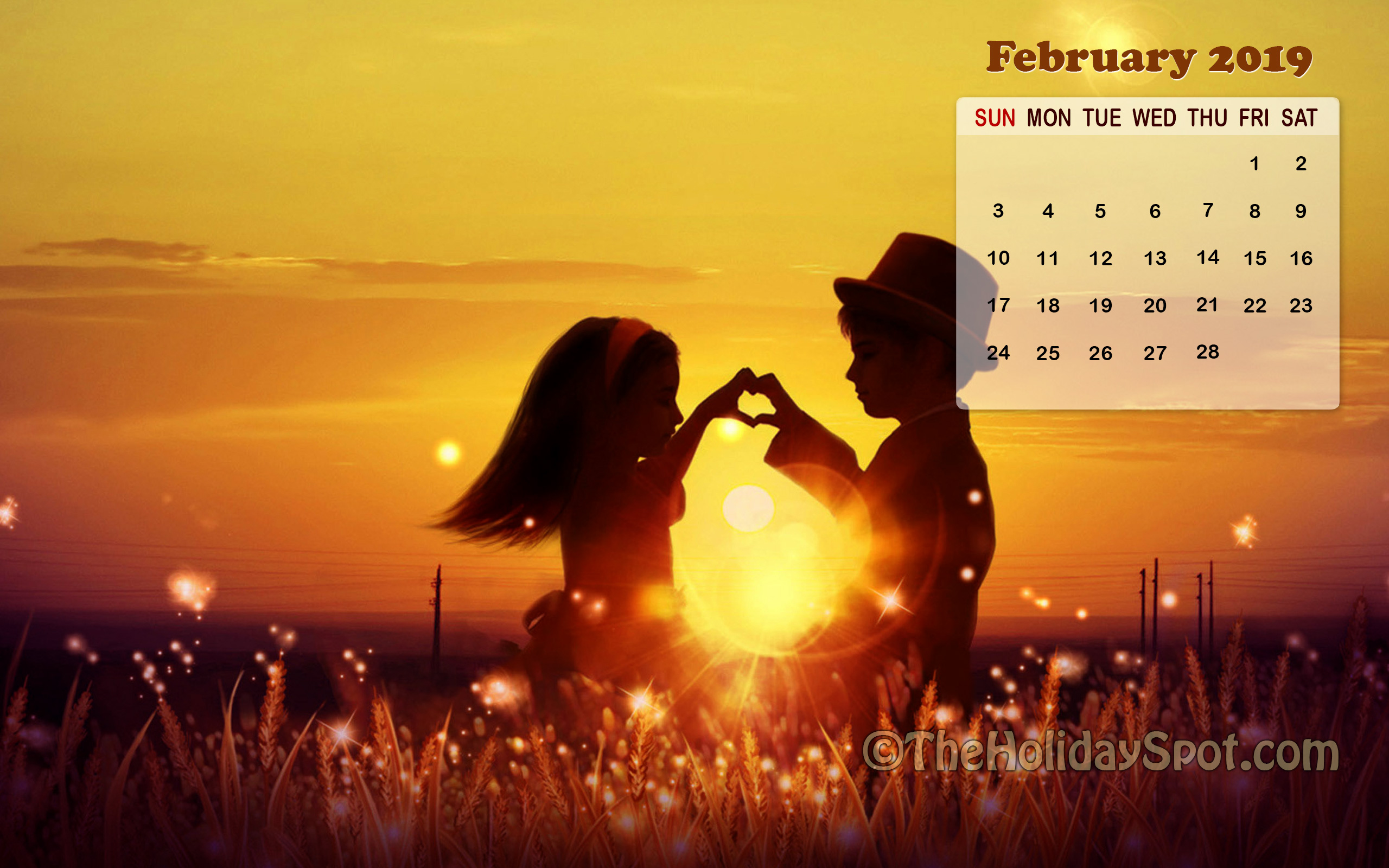 Month wise Calendar Wallpapers of 2018 2019 2560x1600