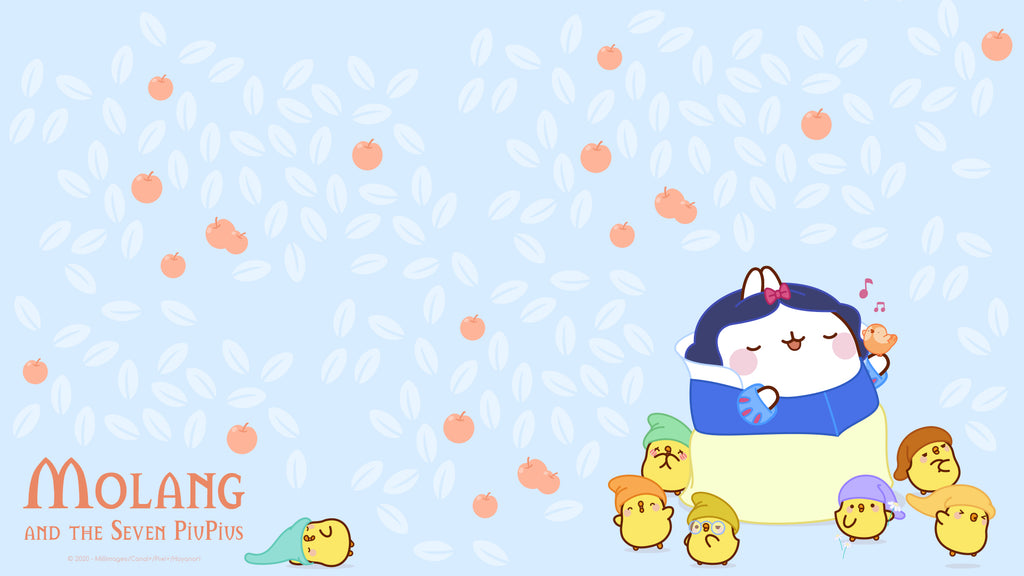 Molang And Piu Snow White Wallpaper Official Website