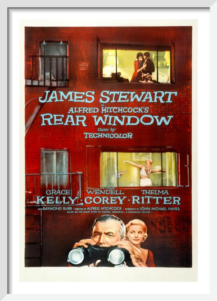 Rear Window Art Print By Cinema Greats King Mcgaw