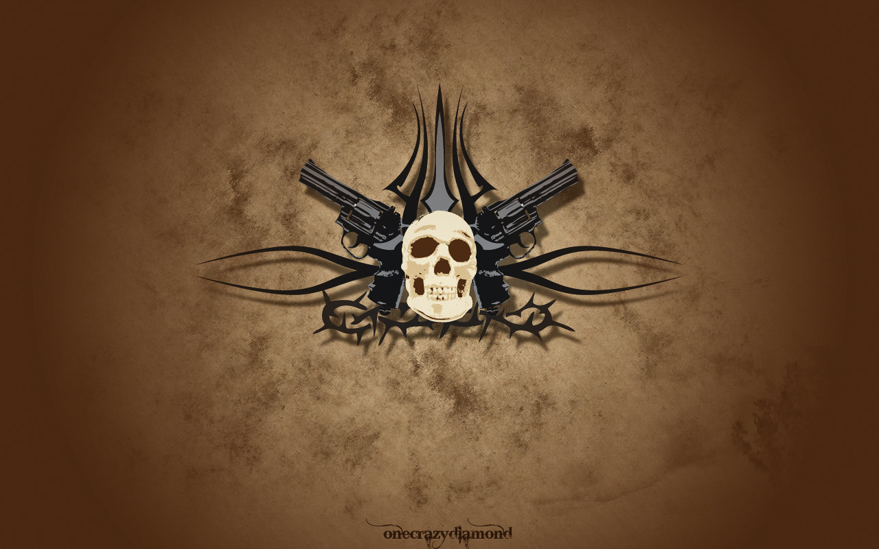 Rifle Skulls Death Guns Terror Skull Gun HD Wallpaper Of Army L