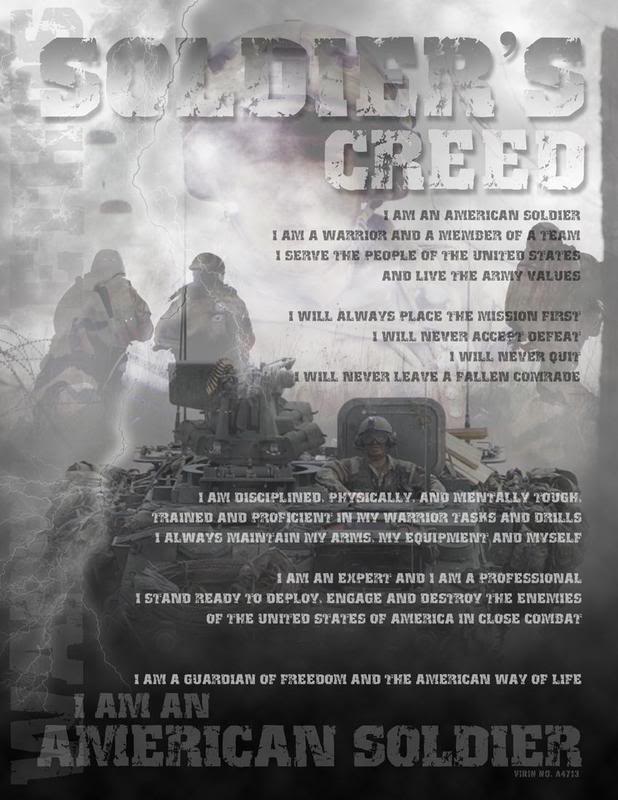 Soldiers Creed Graphics And Ments