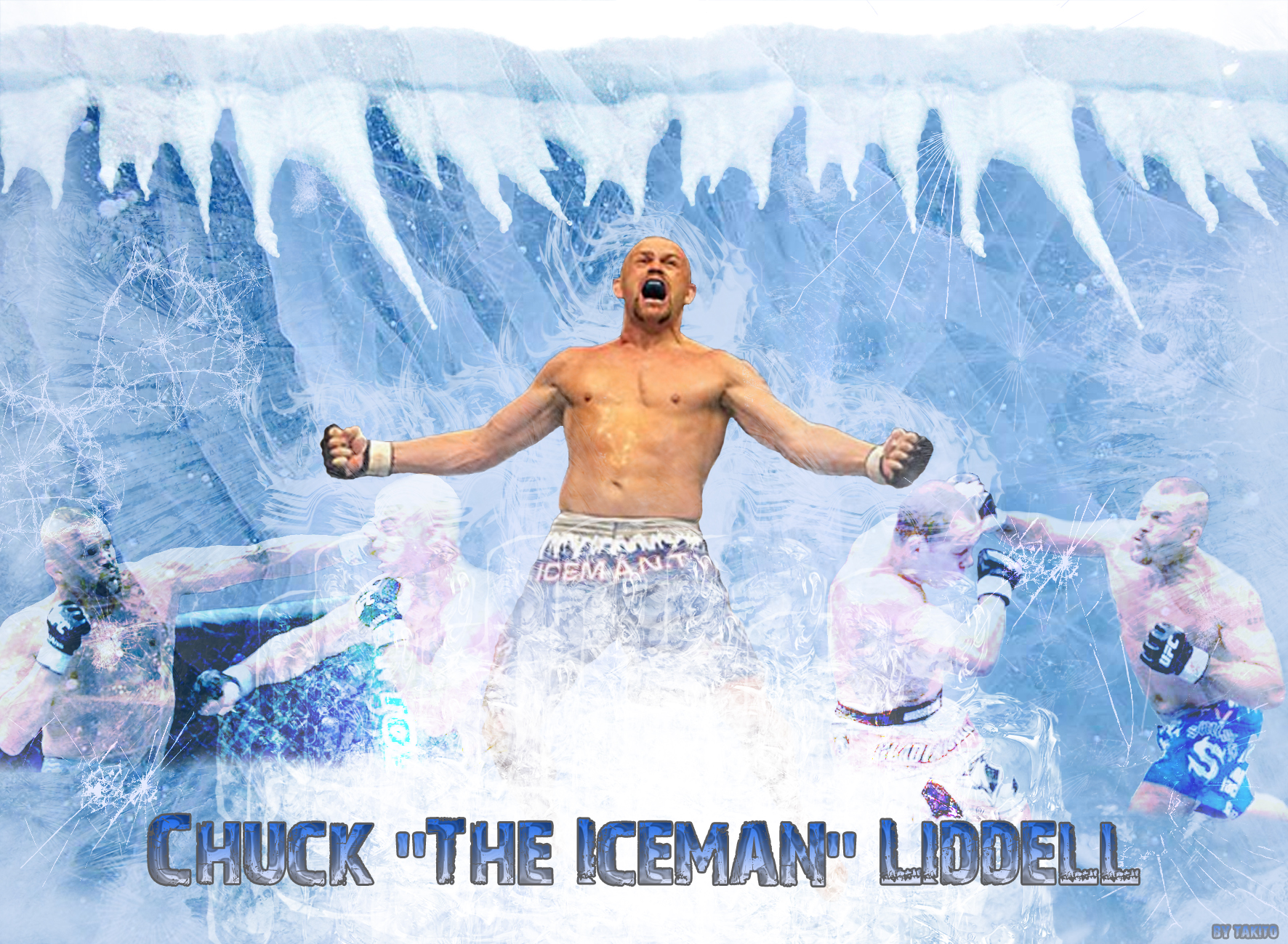 Chuck The Iceman Liddell By Takit0 Fan Art Wallpaper Other