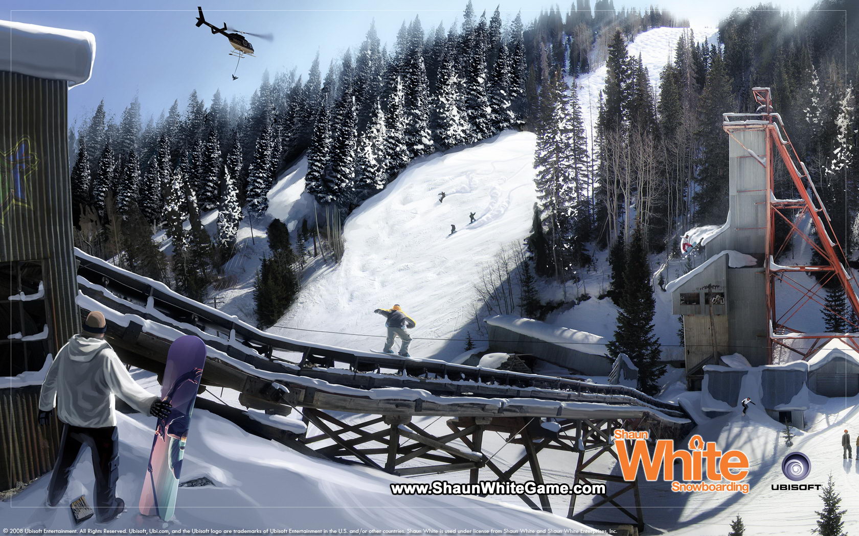 Snowboarding Hill Shaun White Wallpaper