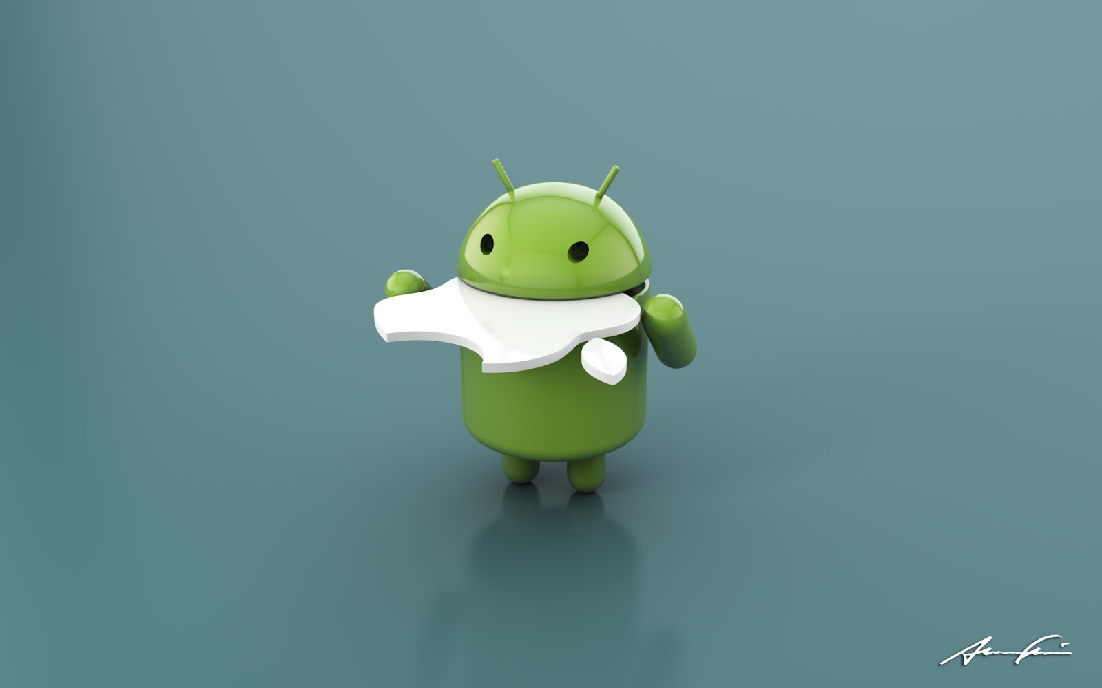 Android Wallpaper HD Apple