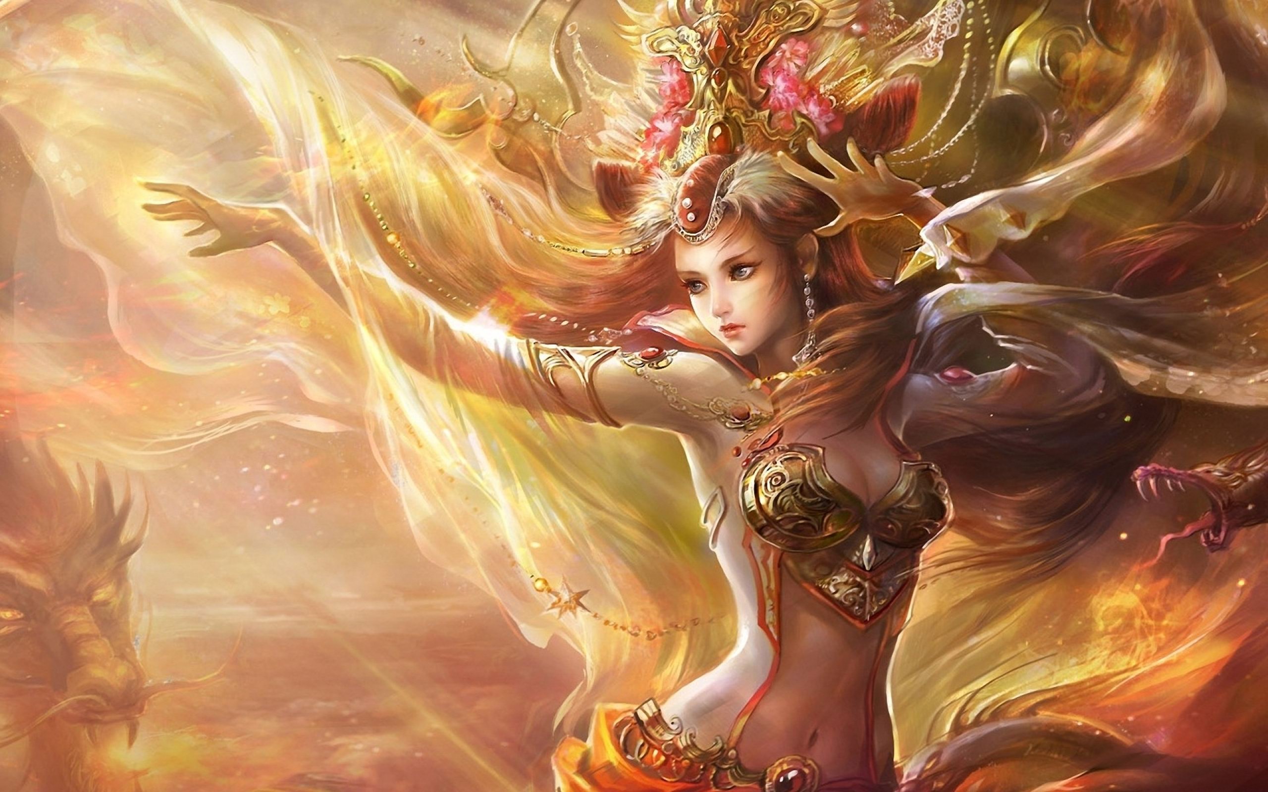 Women Fantasy Art Artwork HD Wallpaper ImageBankbiz 2560x1600