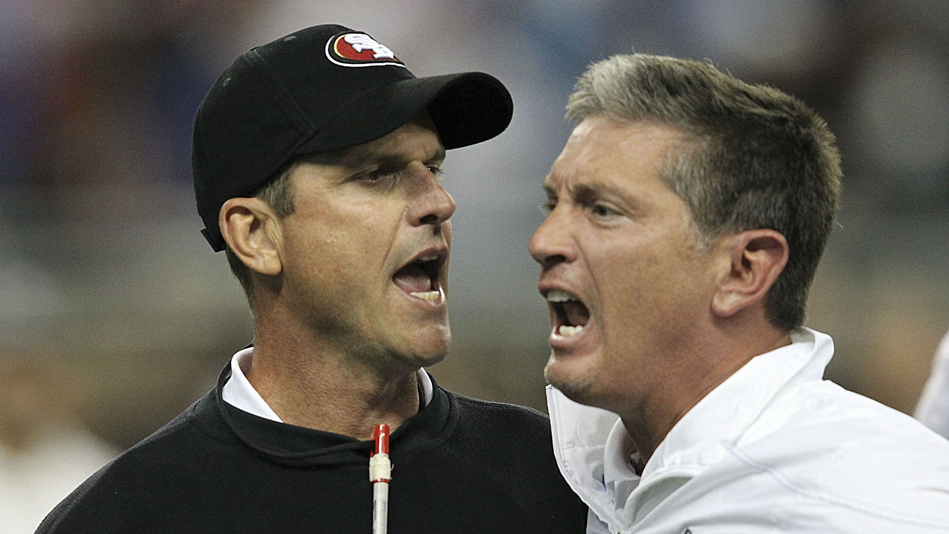 Harbaugh Owns Up To Spat With Lions Jim Schwartz Sporting News