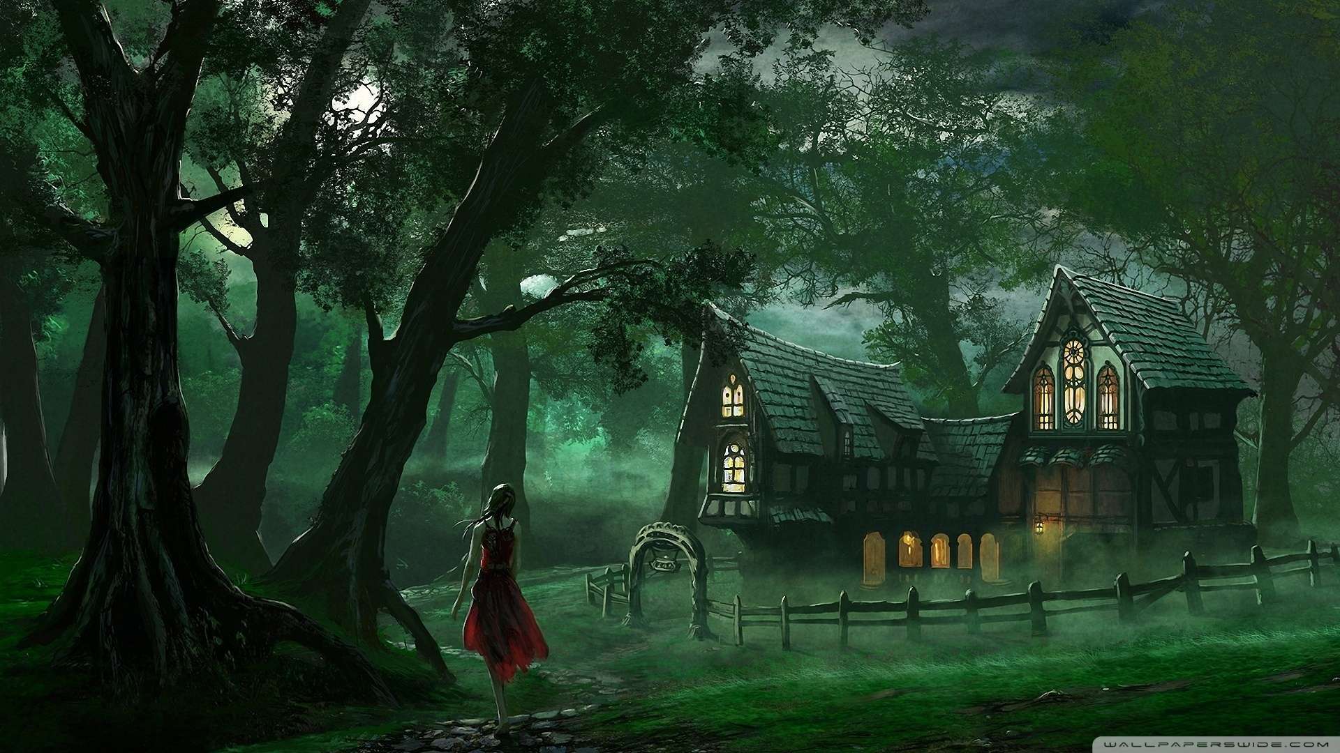 Wallpaper The Forest House 1080p Hd Upload At December