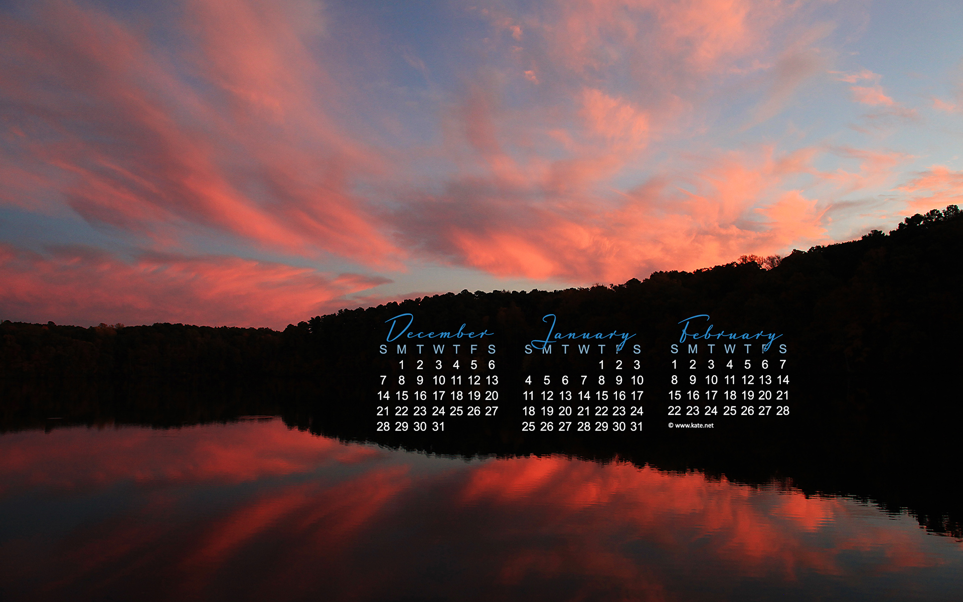 January Calendar Wallpaper