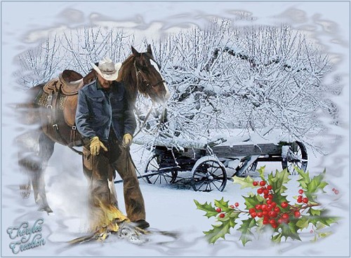 Photo Cowboy Xmas Wallpaper Christmas Album Cherylee21