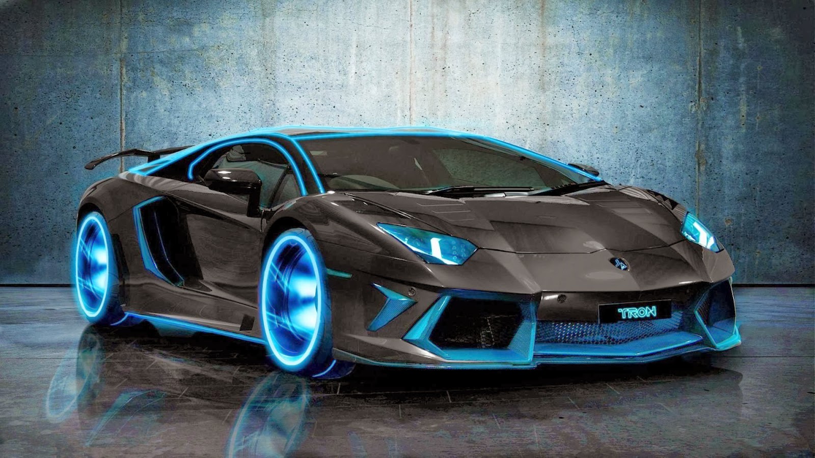 Lamborghini Aventador Light Blue Wallpaper