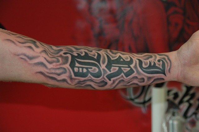 Some background fill for Keyannas sleeve  Dollys Skin Art Tattoo  Kamloops BC