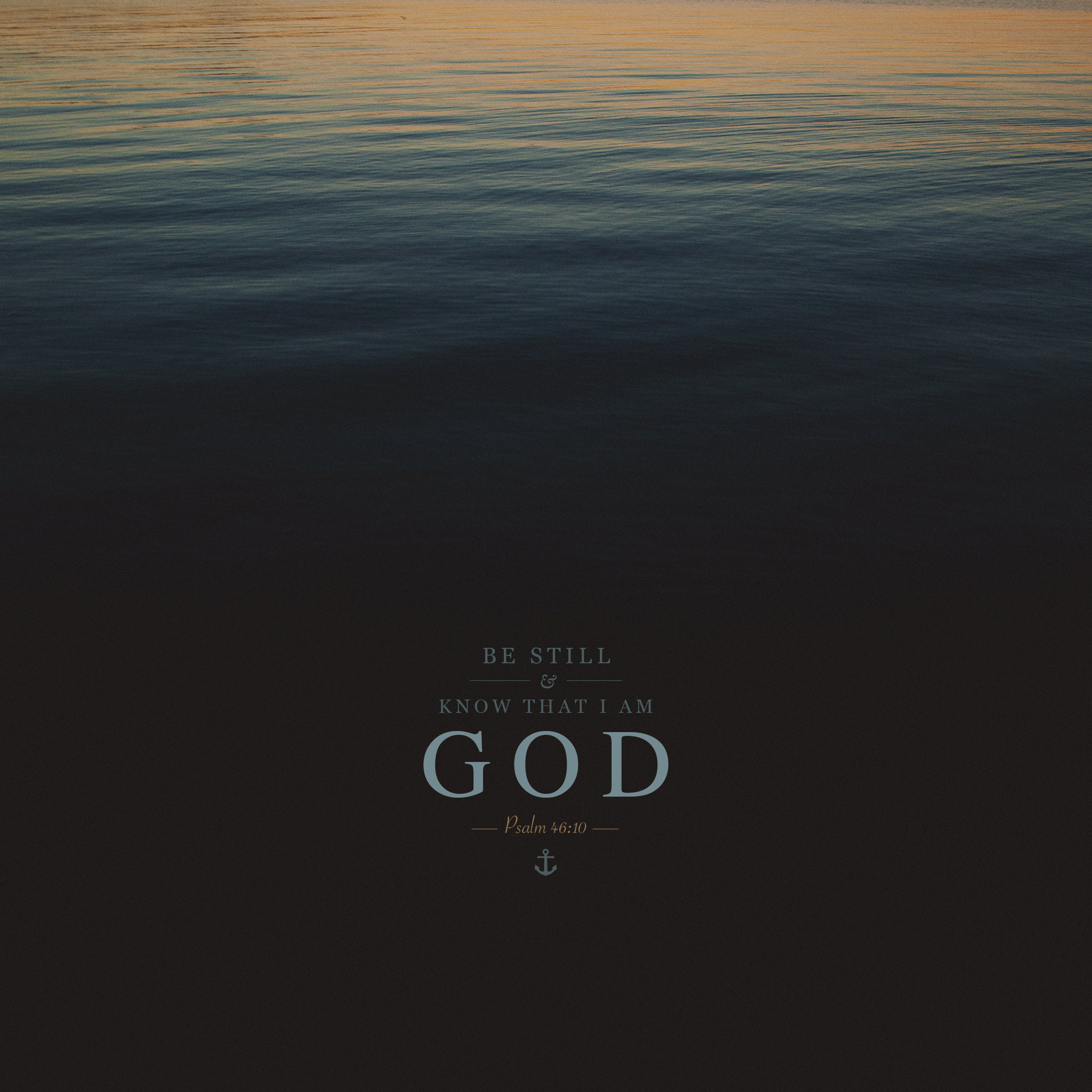 Wednesday Wallpaper Be Still and Know That I Am God 2048x2048