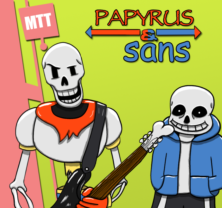 Papyrus And Sans By Technocolt