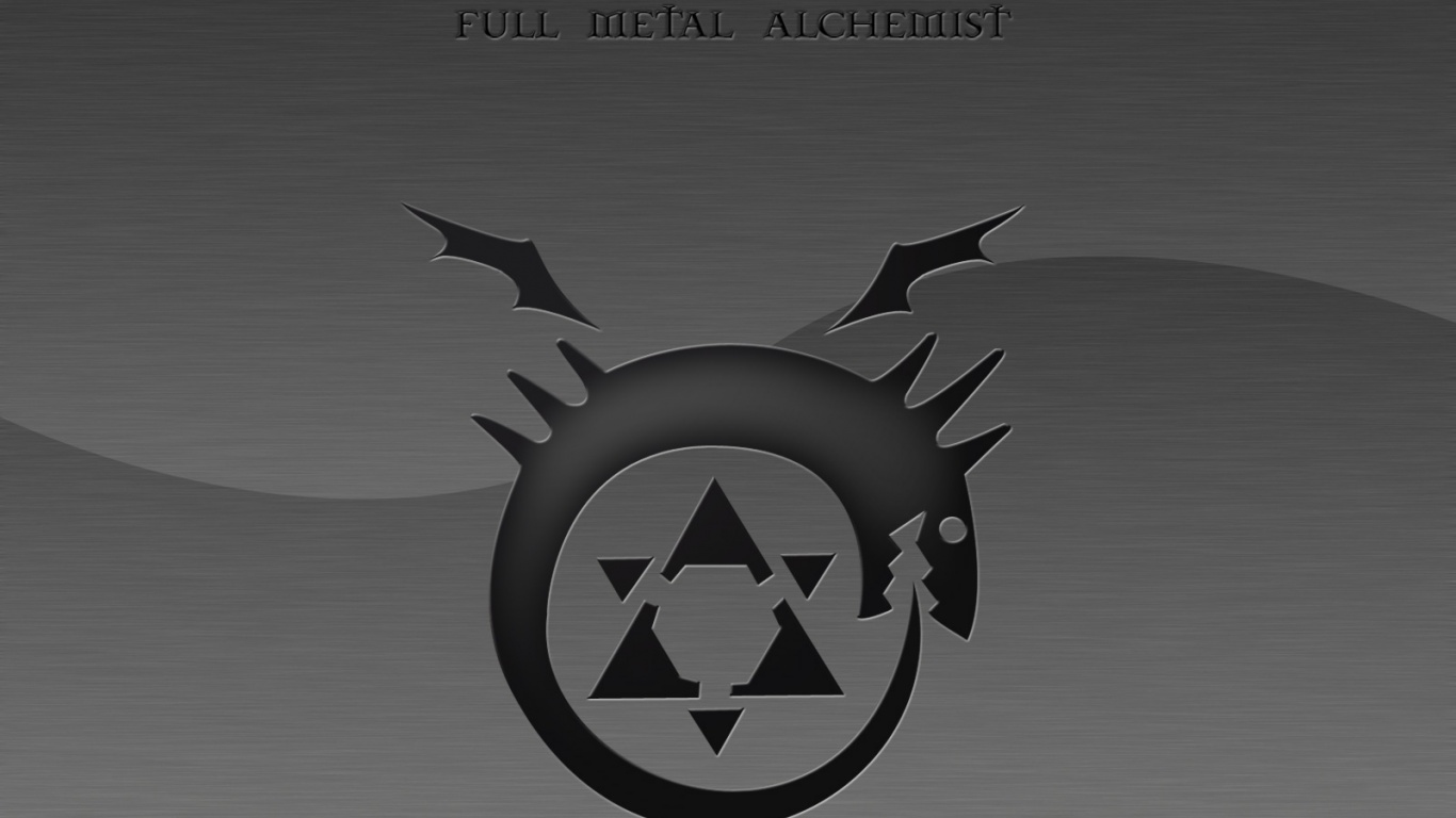 Black Full Metal Alchemist Symbol Desktop Pc And Mac