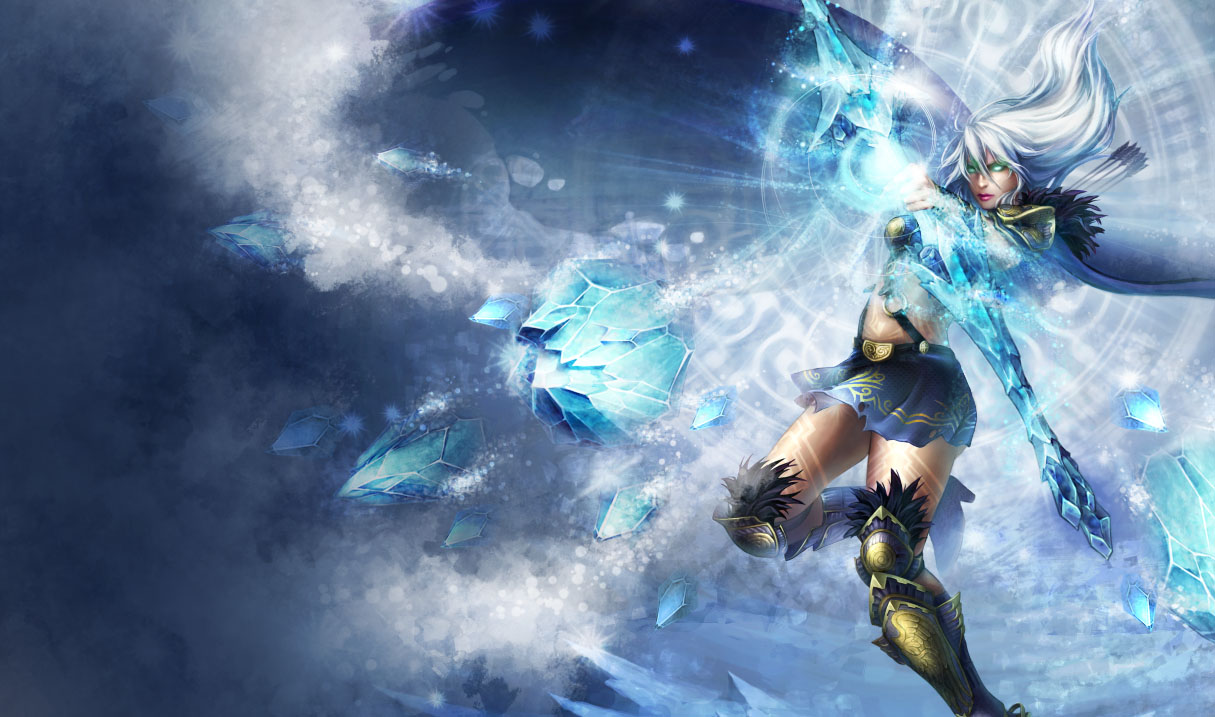 Classic Ashe Skin Chinese League Of Legends Wallpaper