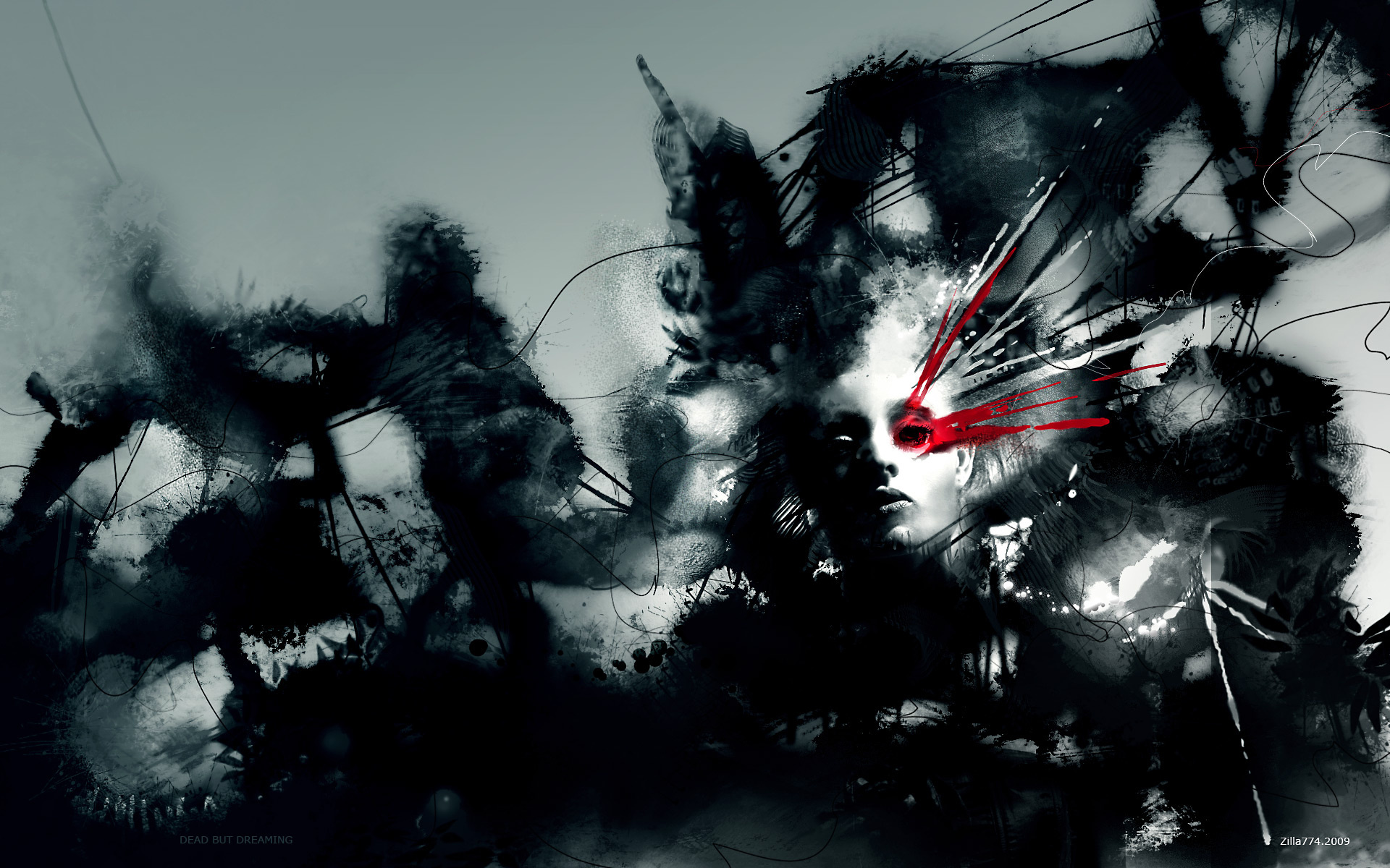 Cg Digital Art Paint Airbrushing Dark Horror Gothic