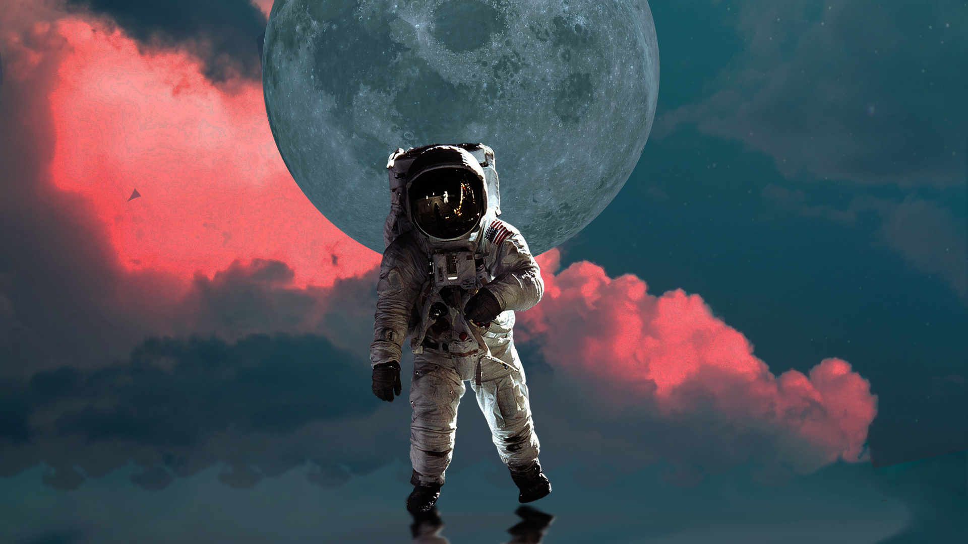 An Astronaut 4k Laptop Full HD 1080p Wallpaper Image