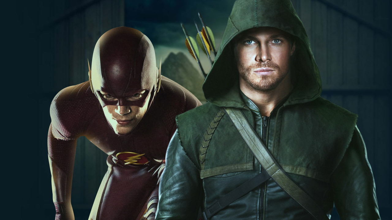 Oliver Queen The Arrow Vs Barry Allen Flash HD Desktop Wallpaper