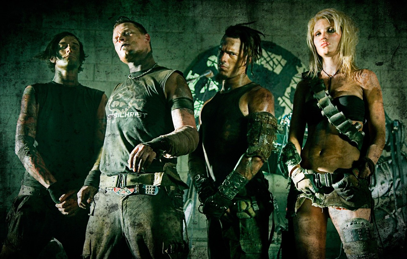 Wallpaper Industrial Metal Aggrotech Combichrist Tbm Image For