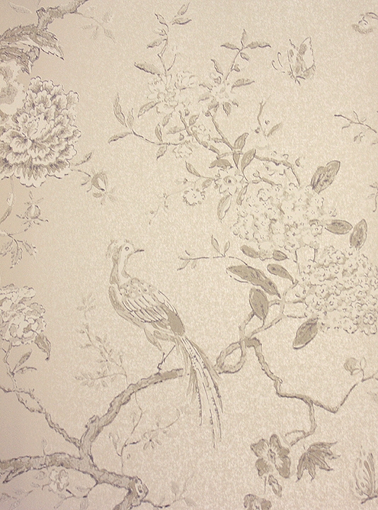 Oriental Bird Wallpaper Beautiful bird and branch design wallpaper in