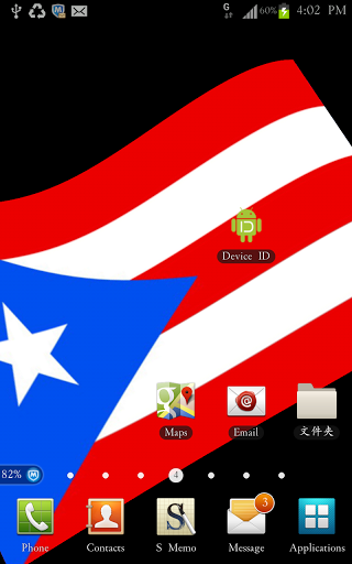 Live Wallpaper For Android Puertorico Flag