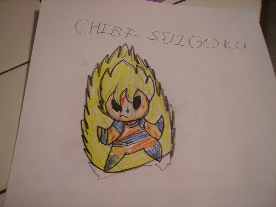 Goku Powering Up Chibi Ssj1 By