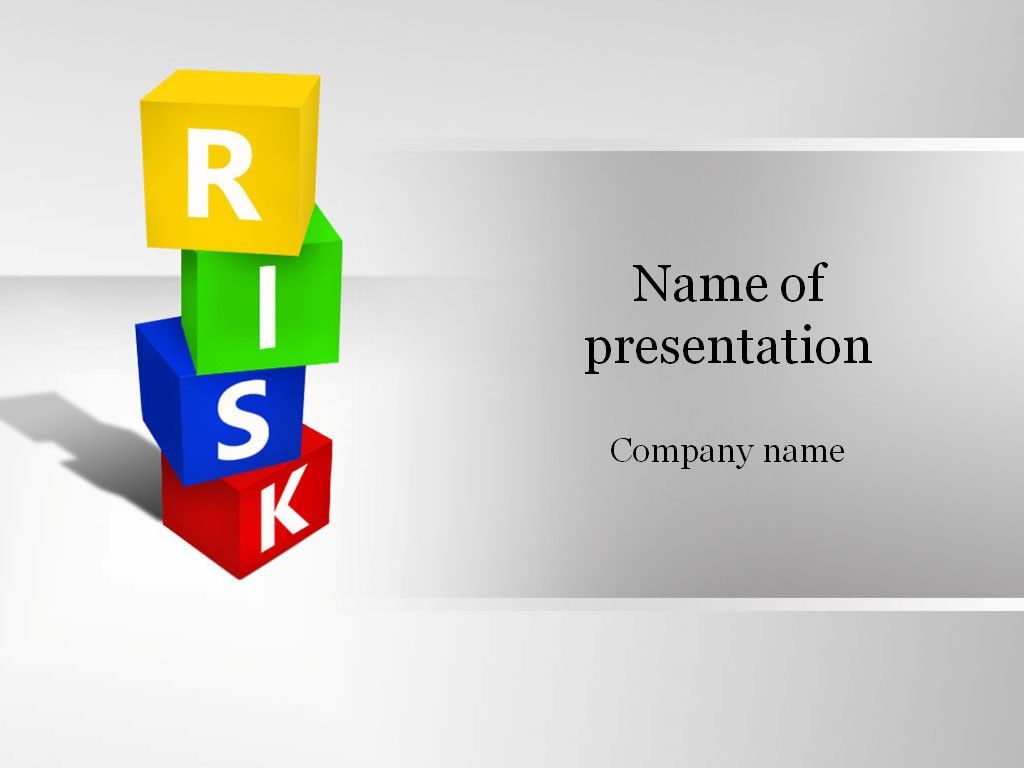 Risk Boxes Powerpoint Template Templates Slide Design
