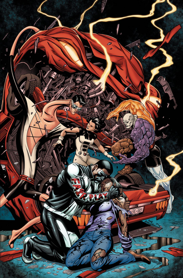 The Terrifics Image Issue Textless Cover HD