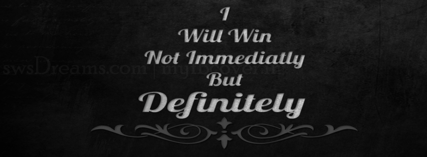 For High Quality Definitely Win Quote Wallpaper Covers