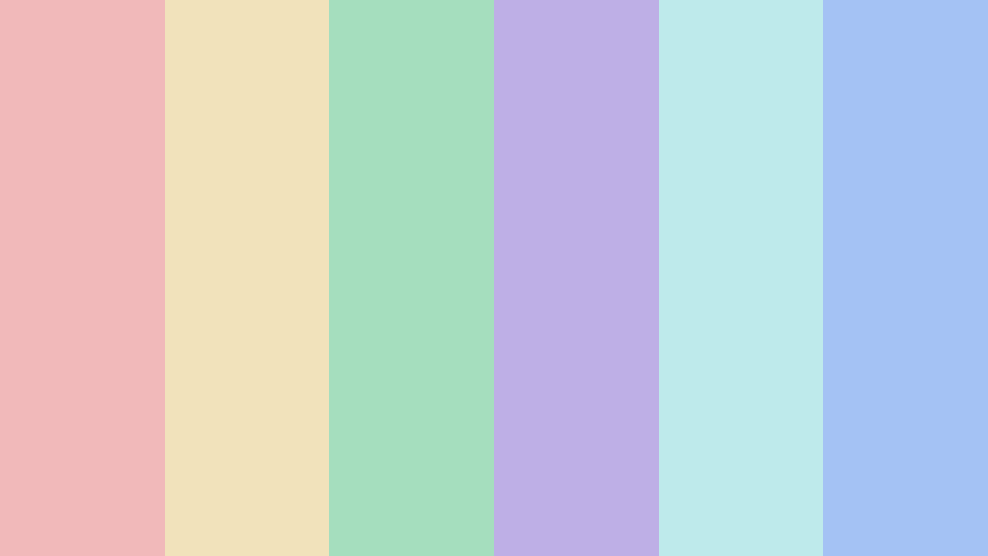 Solid Color Rainbow Palette Wallpaper