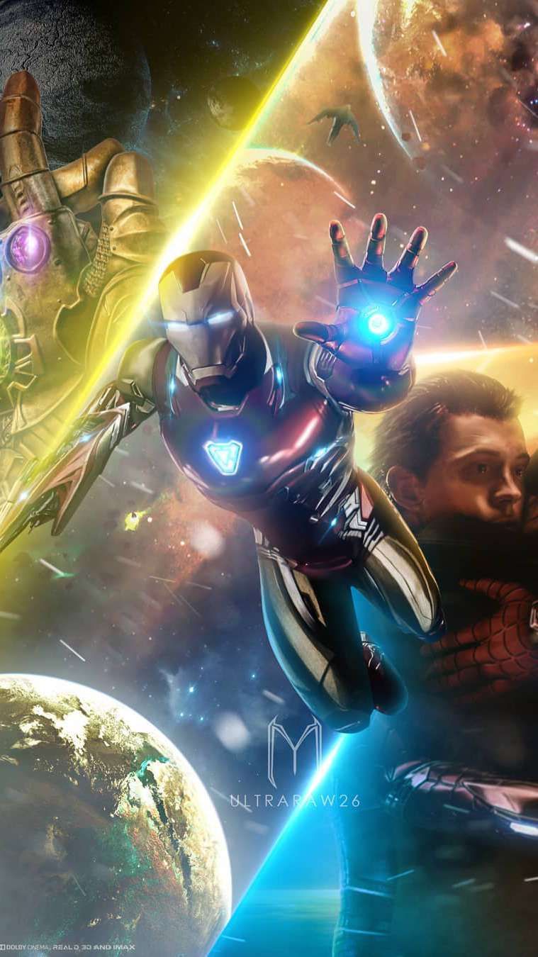 Avengers Endgame Tony Stark Iron Man HD iPhone Wallpaper Foto