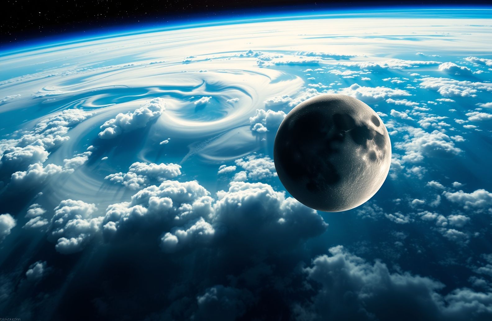 Earth And Moon Live Wallpaper