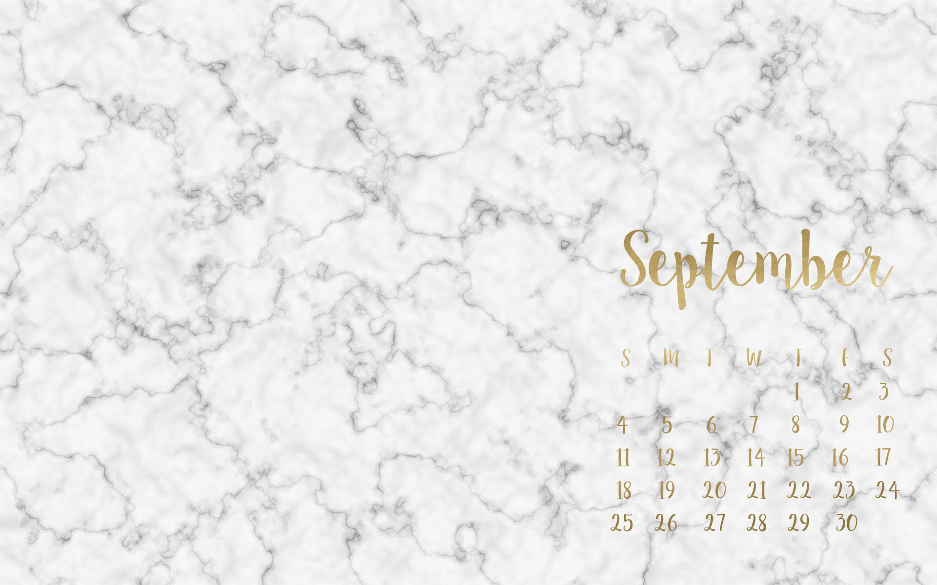 FREE September Desktop Wallpaper   Beauty and the Chic