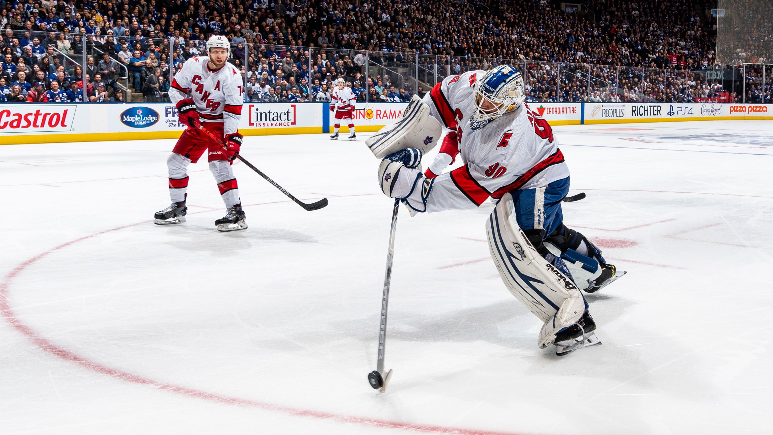 Dave Ayres Emergency Goaltender And Zamboni Driver Gets Win