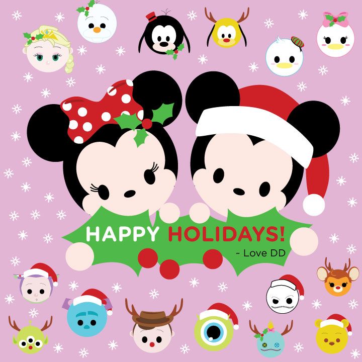 D Stokes Disney Holiday Christmas Nails