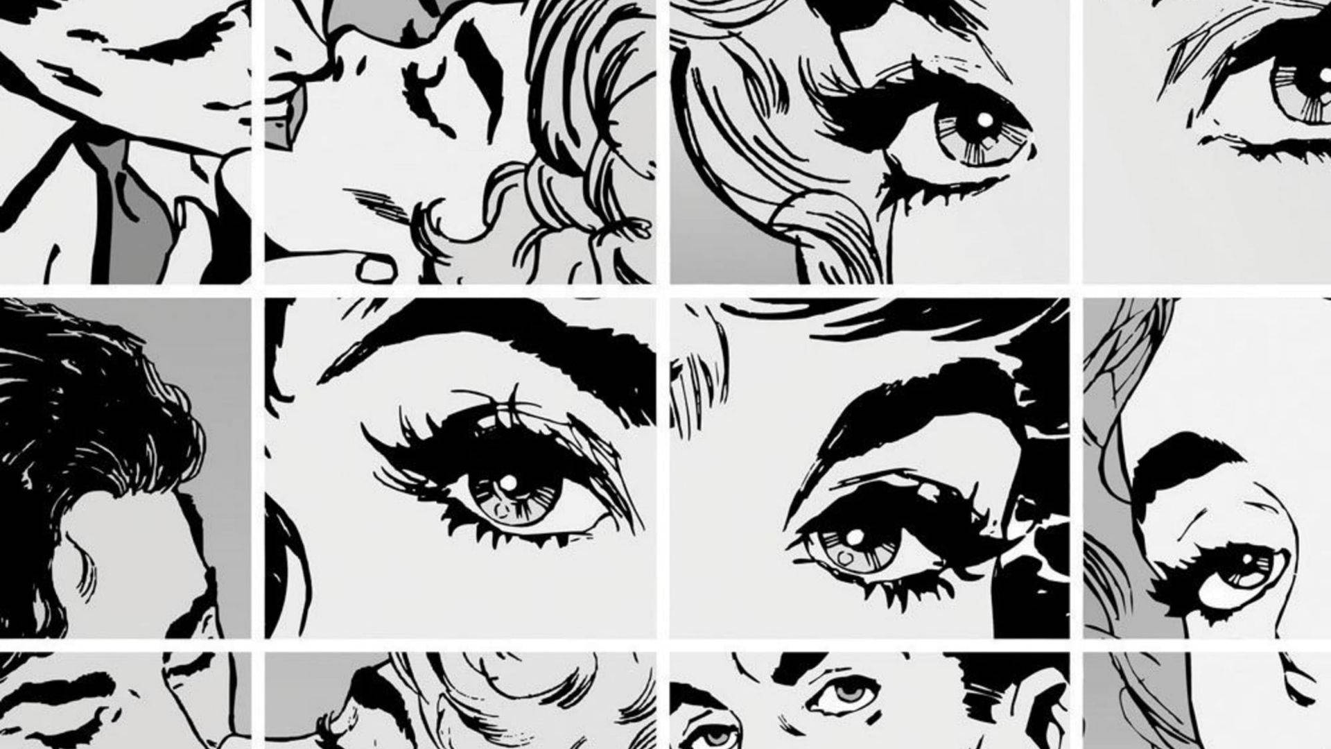 Black And White Art Picture Wallpaper