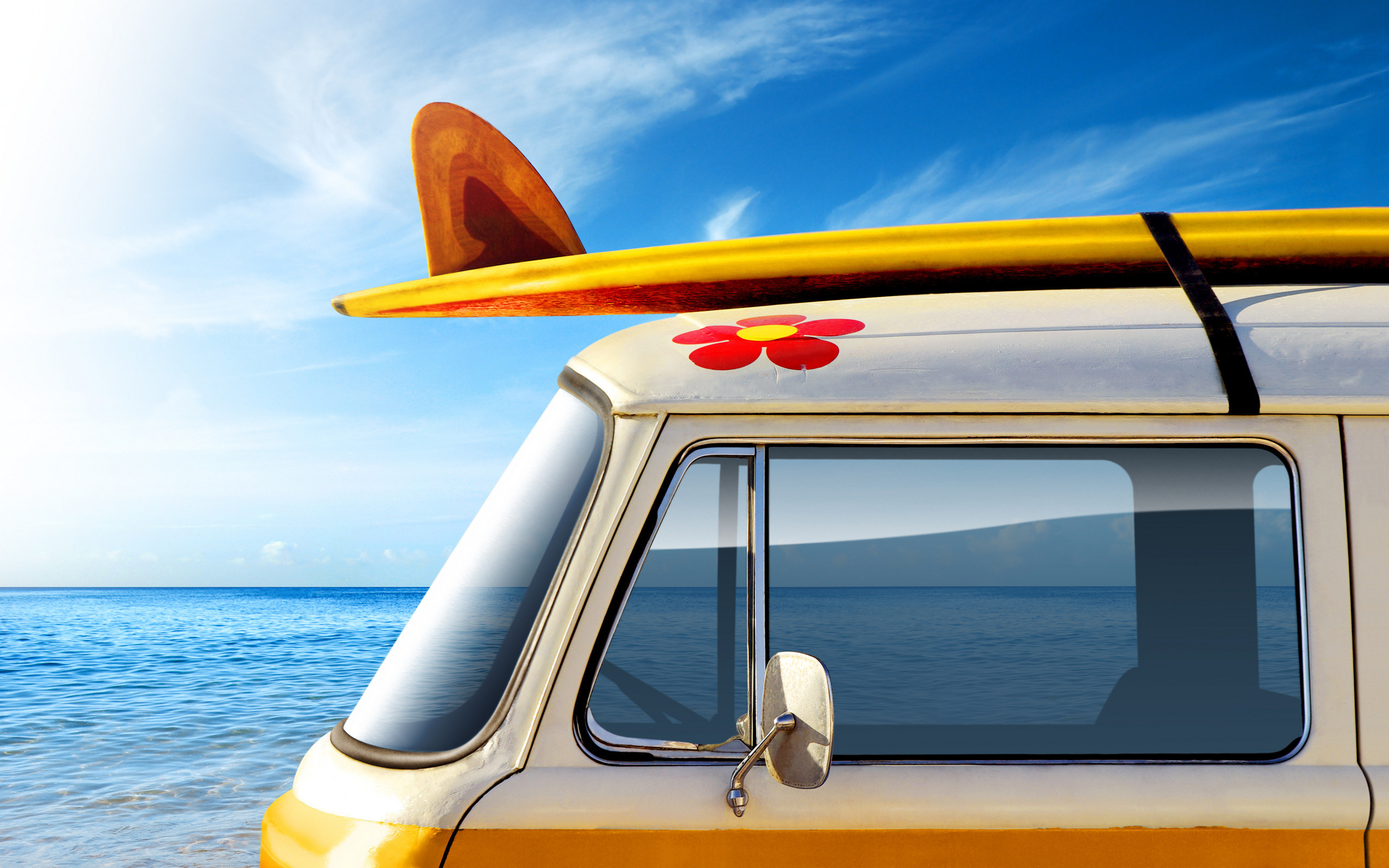 Surfboard Wallpaper Desktop Summer Mood Car HD