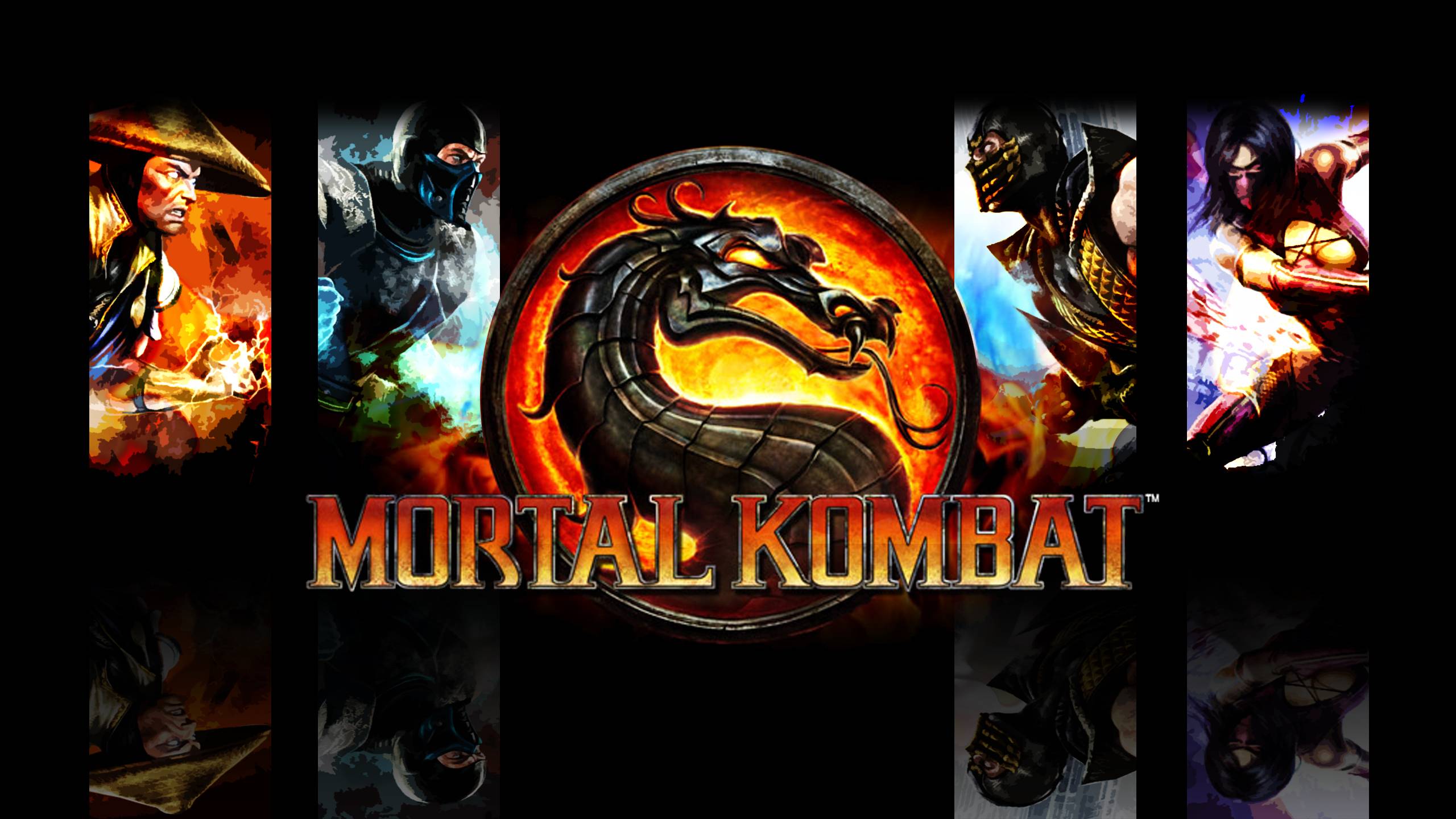 raiden subzero scorpion and kitana   Mortal Kombat Wallpaper 2560x1440