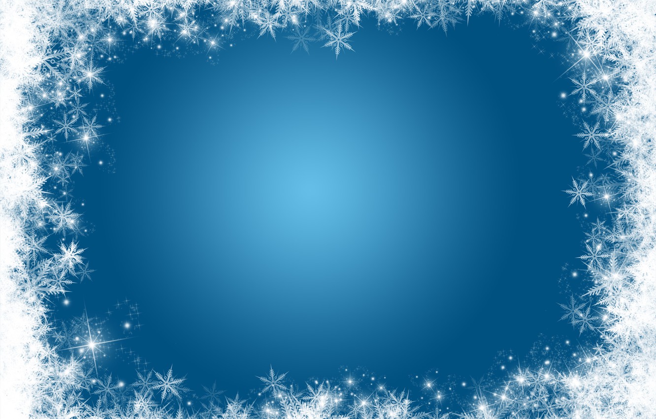 Wallpaper Winter Snow Snowflakes Background Christmas