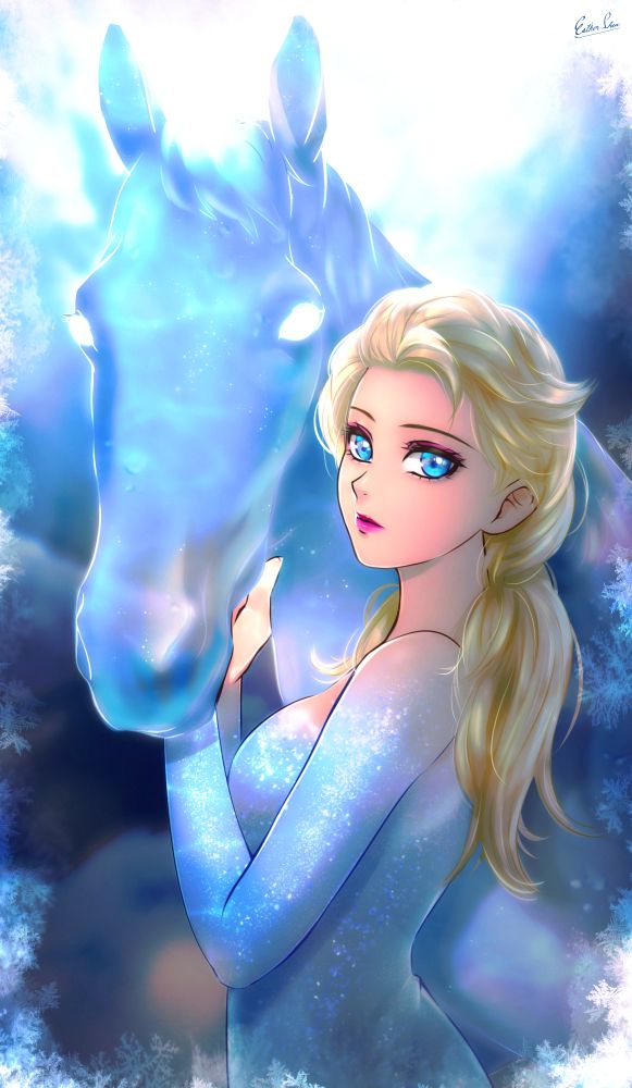23+] Elsa Anime Wallpapers - WallpaperSafari
