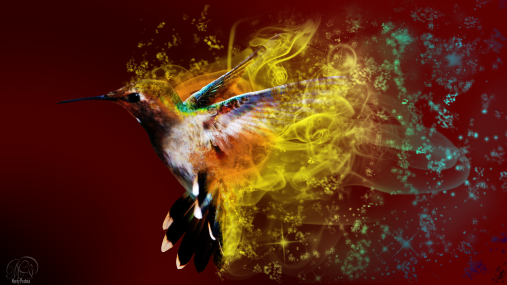 Hummingbird Art Wallpaper By