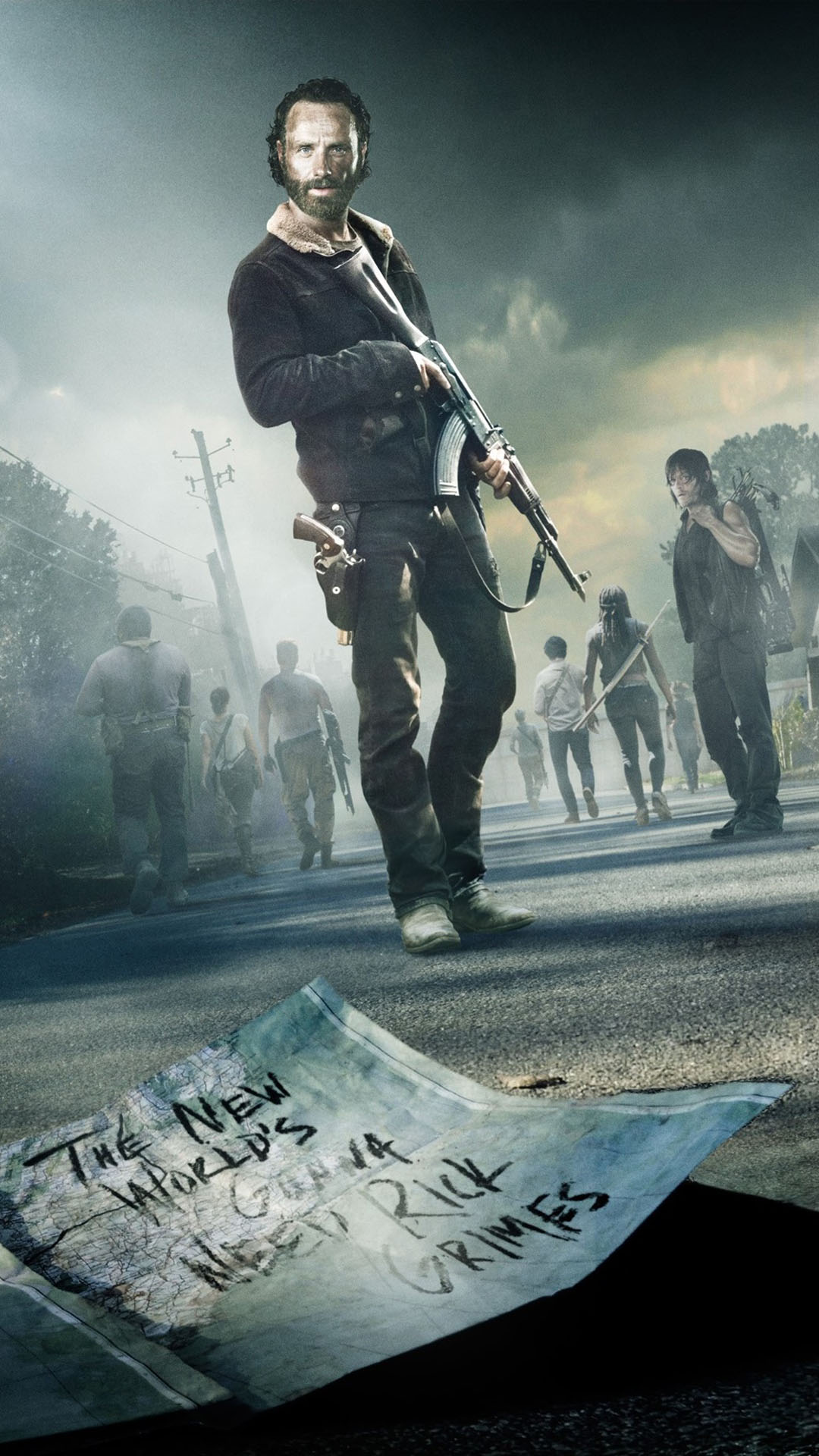 The Walking Dead iPhone Wallpaper - WallpaperSafari