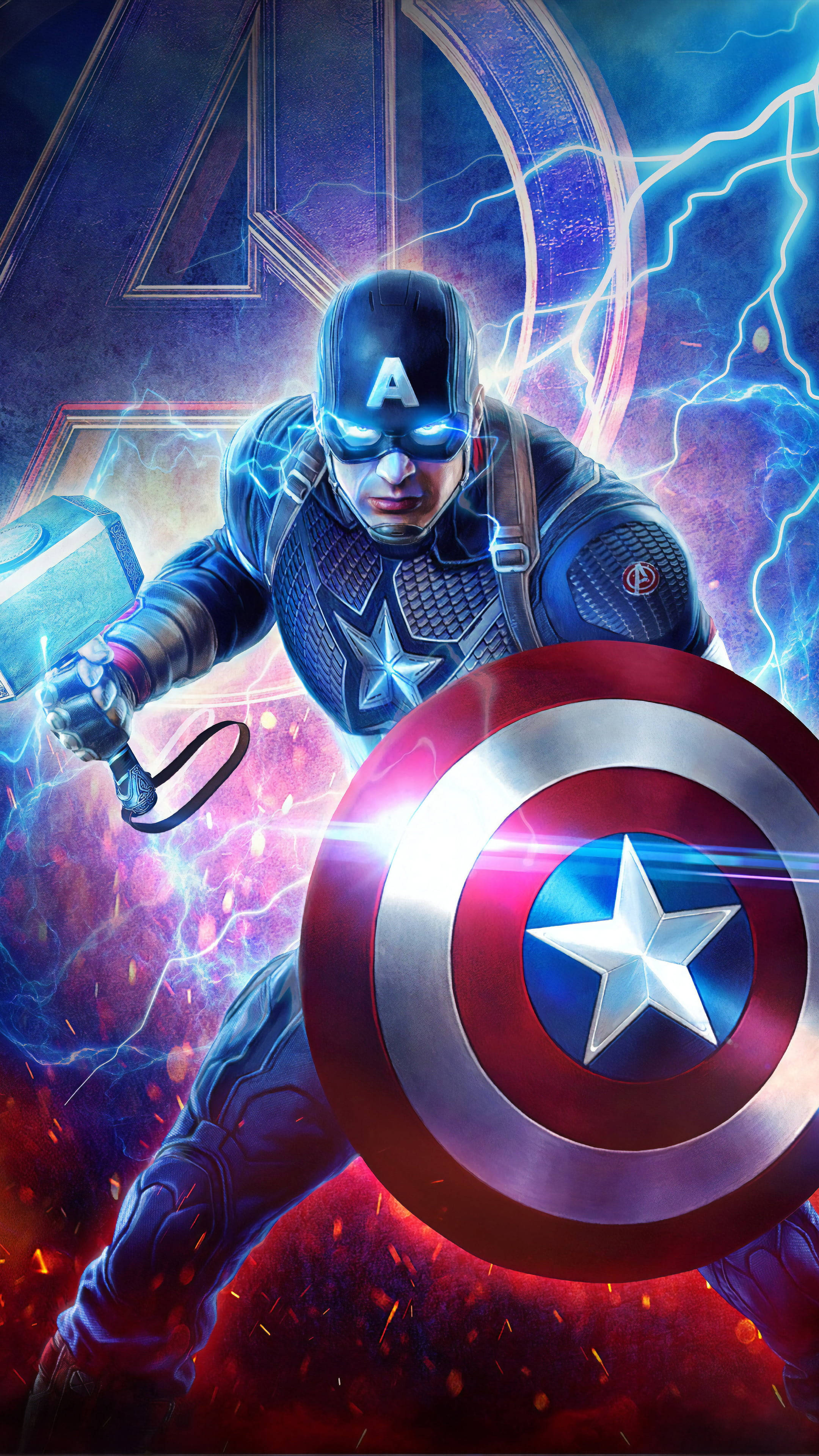 Captain America Shield Wallpaper