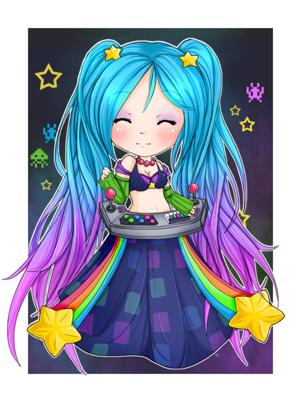 Chibi Arcade Sona   League of Legends by linkitty on