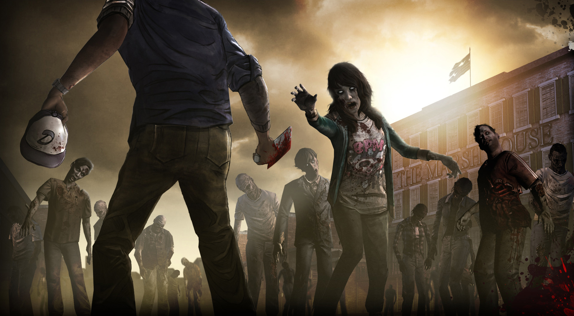 HD The Walking Dead The Game Wallpaper for iPhone Android Mobile