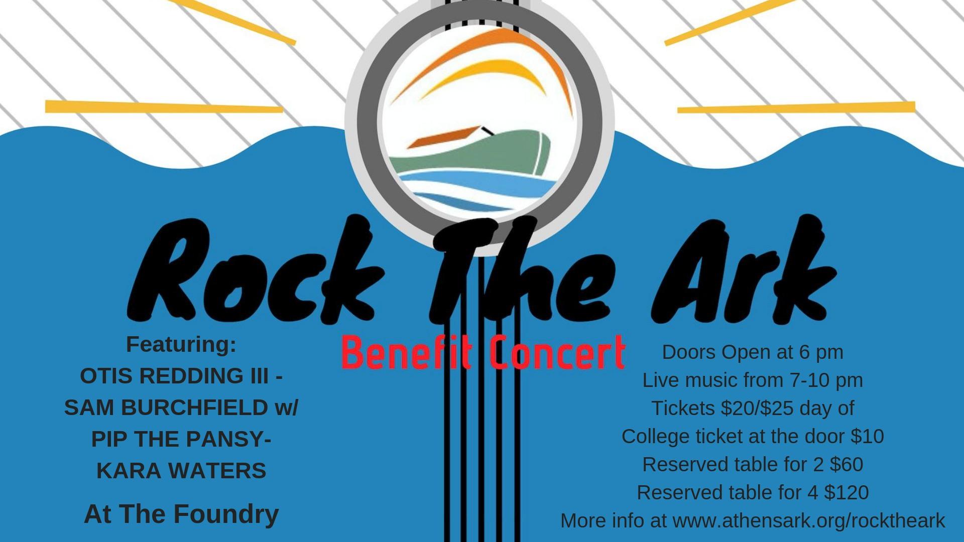 Rock The Ark Benefit Concert Thursday Night Wuga University Of
